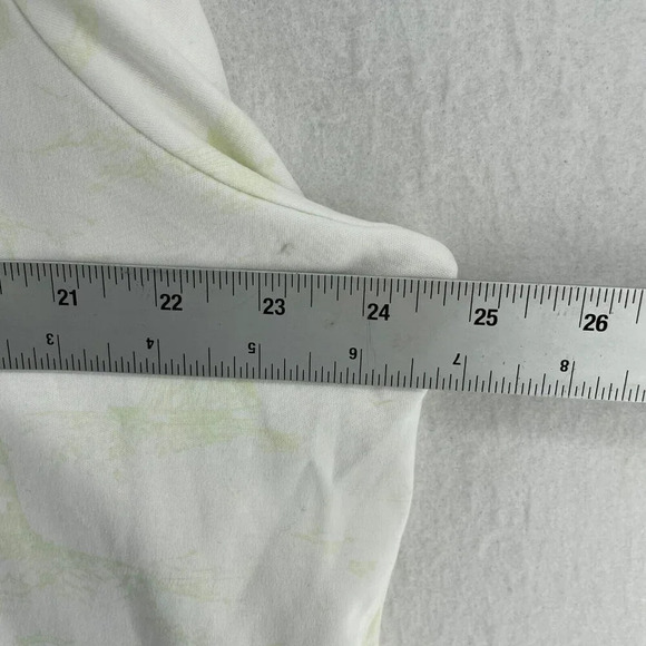 Lands' End Polo Shirt  Womens 2X White Green Print Collared Short Sleeve Casual - Picture 3 of 13